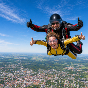 Skok spadochronowy w tandemie — Zielona Góra / Przylep